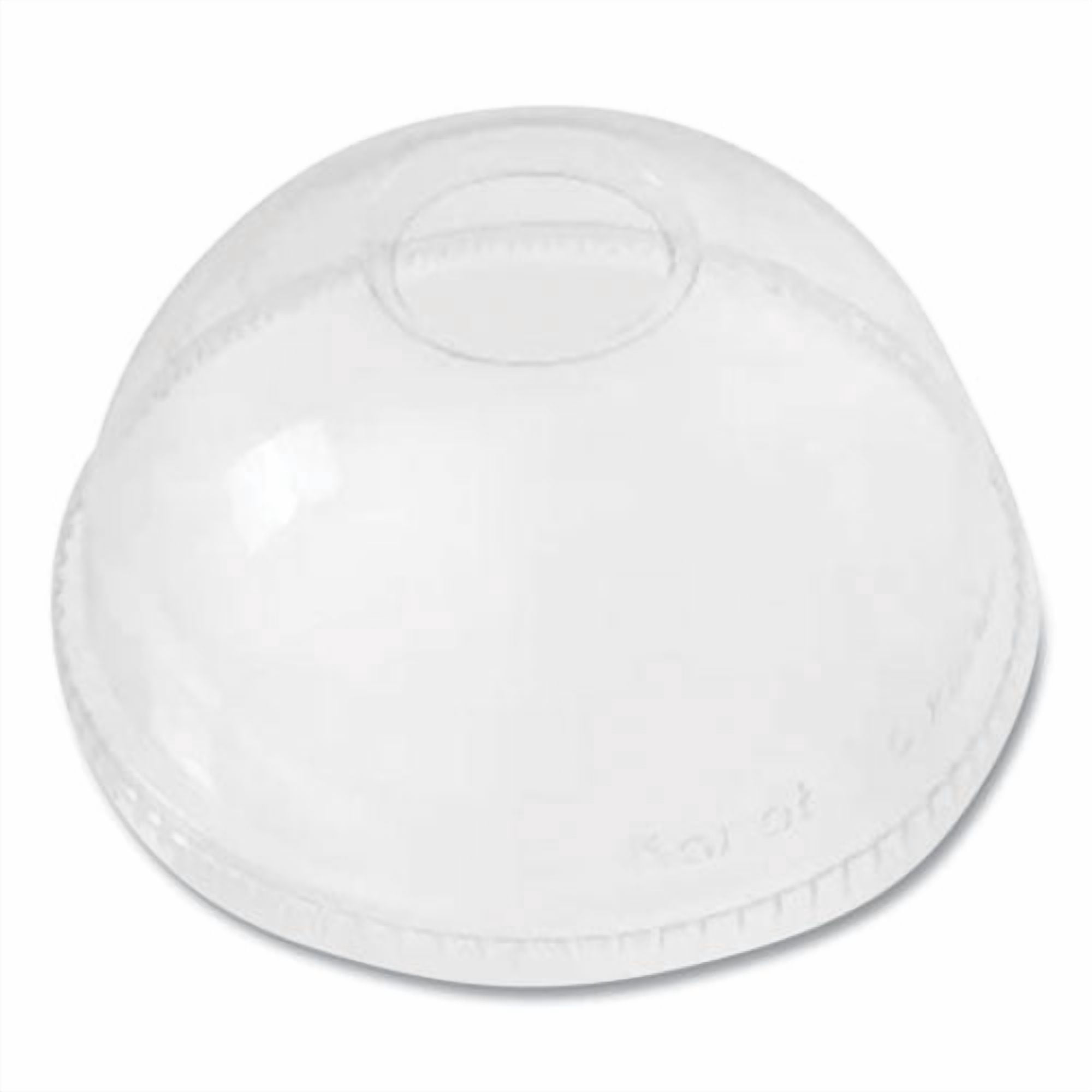 PET Lids, Dome Lid, Fits 12 oz to 24 oz Cold Cups, Plastic, Clear ...