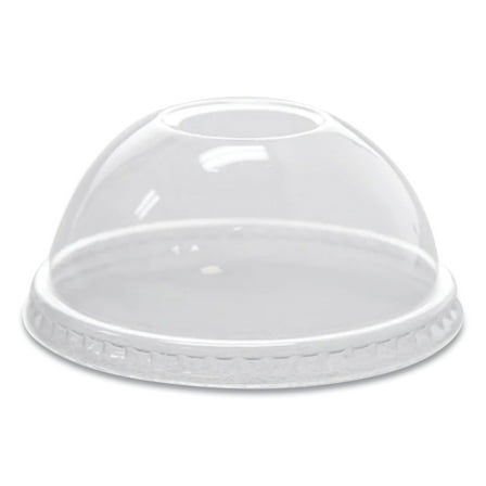 PET Lids, Fits 8 oz to 10 oz Cold Cups, Dome Lid, Clear, 1,000/Carton | Bundle of 2 Cartons