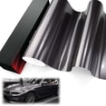 thumbnail image 1 of PET Liner Vinyl Super Gloss Metallic Dark Gray Automotive Wrap Car Vehicle Bubble Free Air Release, 1 of 8