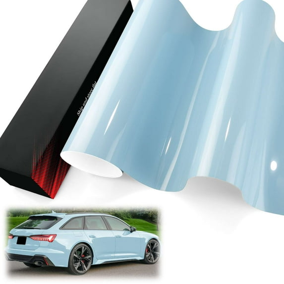PET Liner Vinyl Super Gloss Sea Breeze Blue Automotive Wrap Car Vehicle Bubble Free Air Release
