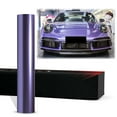 thumbnail image 1 of PET Liquid Metallic Viola Purple Gloss Vinyl Wrap Auto Car Sticker Decal Film Sheet Bubble Free Air Release Technology, 1 of 8