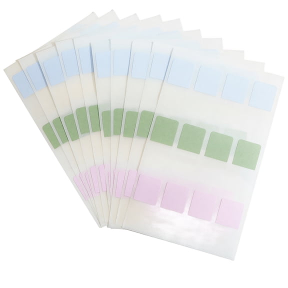 PET Page Markers, Colorful Sticky Index Tabs and Transparent Annotation Flags for Book Marking and Document Organizing (120 Sheets)