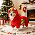 thumbnail image 1 of PET Parrot Costume, a Red Polyester Parrot-Style Costume Sized for the Selected PET Variation, for Dogs, Cats, PET Parties, Photos, and Playful Seasonal Dress-up, Red, Size L, Practical Home Use, 1 of 7