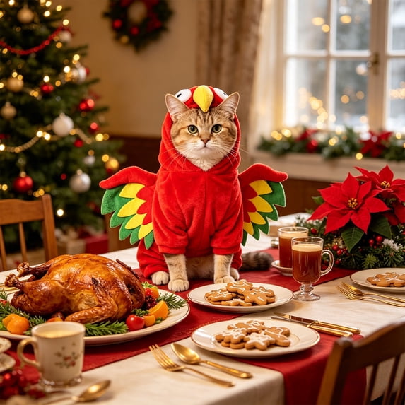 PET Parrot Costume, a Red Polyester Parrot-Style Costume Sized for the Selected PET Variation, for Dogs, Cats, PET Parties, Photos, and Playful Seasonal Dress-up, Red, Size S, Practical Home Use
