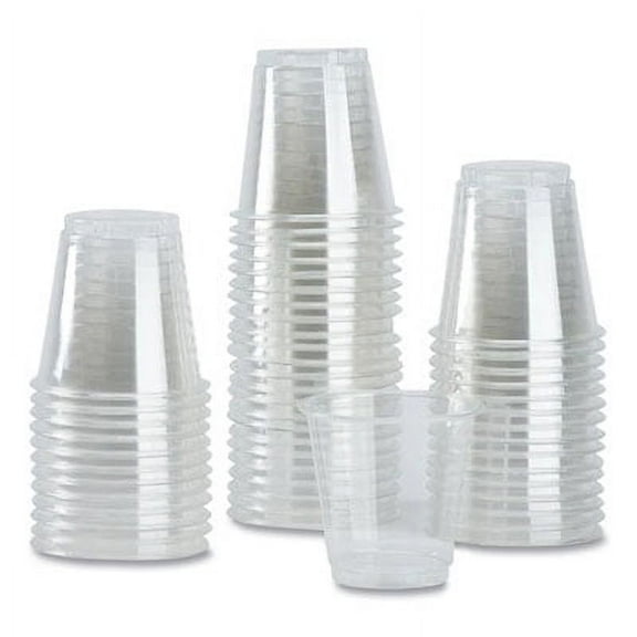 3 oz PET Plastic Cups - Clear (2500/Carton)