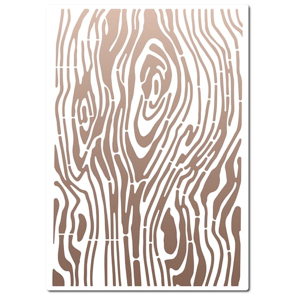PET Plastic Hollow Out Drawing Painting Stencils Templates Rectangle Wood Grain Pattern 210x297mm for DIY