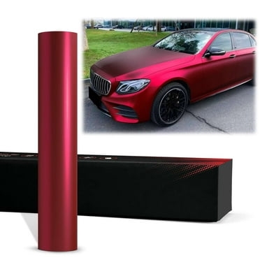 PET Romance Chrome Rose Red Vinyl Wrap Auto Car Sticker Decal Film Sheet Bubble Free Air Release Technology