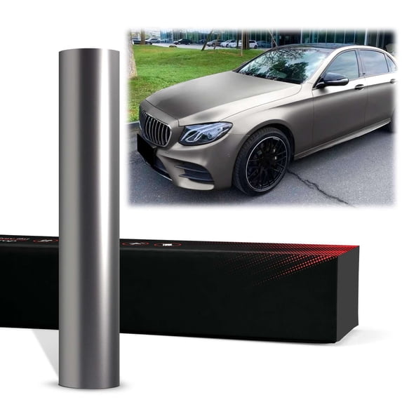 PET Romance Chrome Silver Vinyl Wrap Auto Car Sticker Decal Film Sheet Bubble Free Air Release Technology
