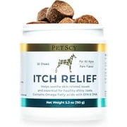 PET SCY Itch Relief Chews for Dogs Single Pack (5.3oz)