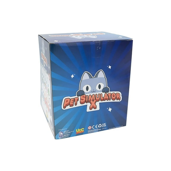 PET Simulator X-Mystery Pet Minifigure Toys with Collector Clip-Blind Bags 24 Pack Box and Chance of DLC Code - Surprise Collectable