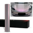 thumbnail image 1 of PET Space Candy Gloss Gray Red Chameleon Metallic Color Shift Color Change Vinyl Wrap Auto Car Sticker Decal Film Sheet Bubble Free Air Release Technology, 1 of 8