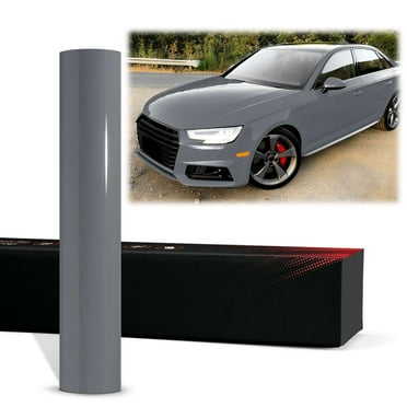 PET Super Gloss Dark Nardo Gray High Glossy Vinyl Wrap Auto Car Sticker Decal Film Sheet Bubble Free Air Release Technology