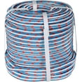 thumbnail image 1 of PET-U 1/2 Inch 16 Braid Polyester Rope Pulling Ropes Arborist Rigging Rope 150 FT Green White Blue, 1 of 6