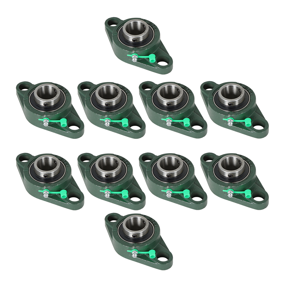 8 Piezas UCFL201-8 Base Sólida Bloque De Almohada Brida