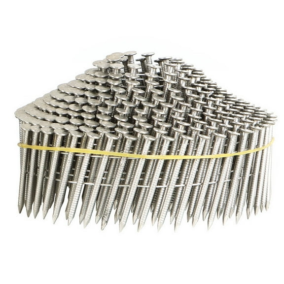 PET-U 1200 Pack 15 Degree 1-1/2" 0.09" Ring Shank Stainless Steel Siding Nails New