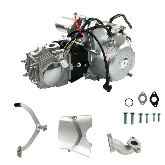 PET-U 125cc 3-Speed w/Reverse Semi Auto Engine Motor For Go Kart Cart ATV