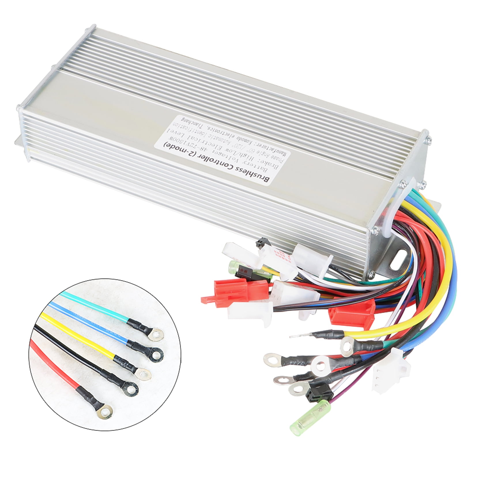 PET-U 1500W Motor Speed Controller DC 48-72V For Electric E-bike Scooter Brushless
