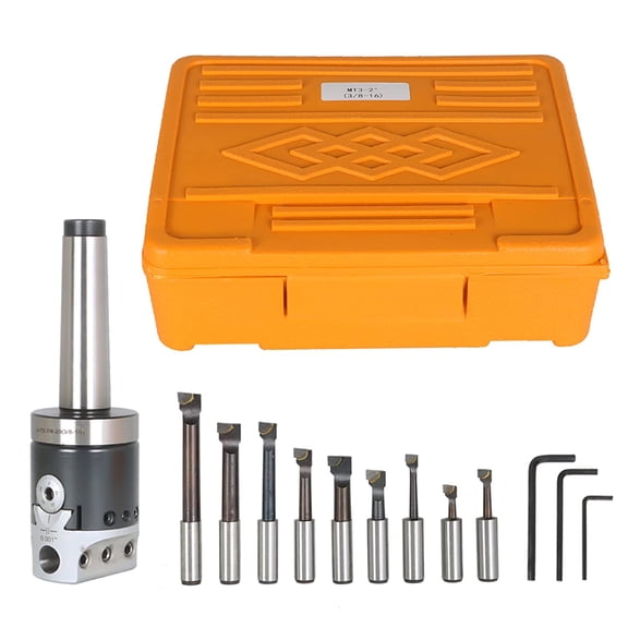 PET-U 2 Inch Boring Head MT3 Bar Tool Set for Milling Forming and Drilling Machines
