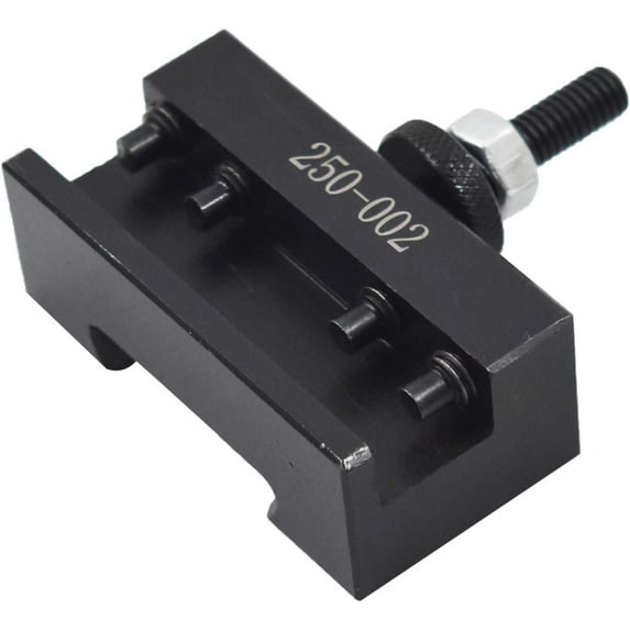 PET-U 250-002 OXA Quick Change Turning and Facing Tool Holder, Wedge Type Tool Post Set, for Mini Lathe up to 8 Inch