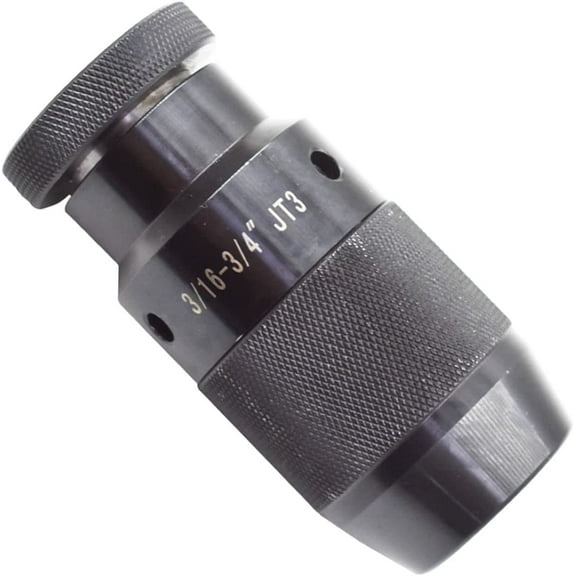 PET-U 3/16 Inch-3/4 Inch JT3 Keyless Drill Chuck Handle Rotary Tool Quick Change Adapter, Self Tighten Drill Chuck Adapter for Multiple Purposes