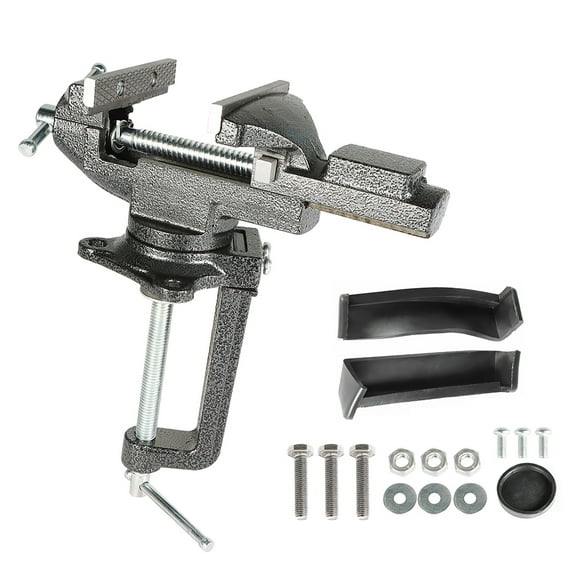 PET-U 3.3" Bench Vise Quick Adjustment Dual-purpose Combined with Swivel Base