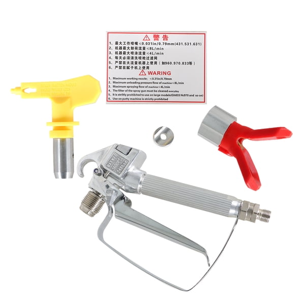 PET-U 3600PSI Airless Paint Spray Gun w/ Tip&Tip Guard Sprayers Fast shipping