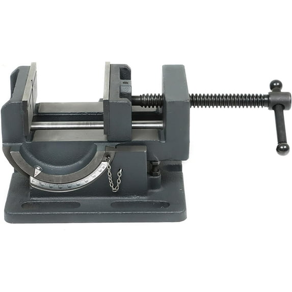 PET-U 4 Inch Angle Drill Press Vise Iron Drill Press Tilting Angle Vise Tilting Angle Vise 0-90 Degree Swivel Fit for Clamping Workpiece Processing