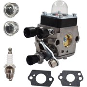 PET-U 4140 120 0619 Carburetor Kit Replacement for Stihl FS38 FS45 FS46 FS55 FS55R FS55RC FS80 FS85 FS310 Trimmers and Cutters Replacement for C1Q-S186 C1Q-S28D C1Q-S42