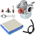 thumbnail image 1 of PET-U 640004 640117B Carburetor Replacement for Tecumseh OHH45 OHH50 OHH55 OHH60 OHH65 5.5HP 6.5HP OHH OHV Engine Lawn Mower 640014 640025 640025A, 1 of 6