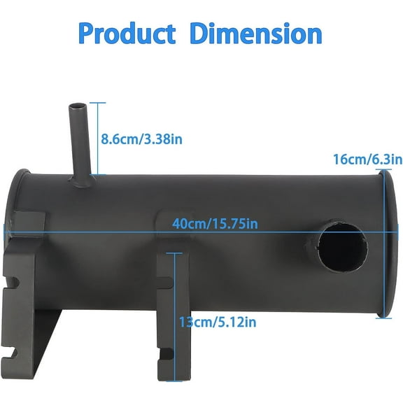 PET-U 6523178A for 2-Cycle Golf Cart Replacement Exhaust Muffler 67-81