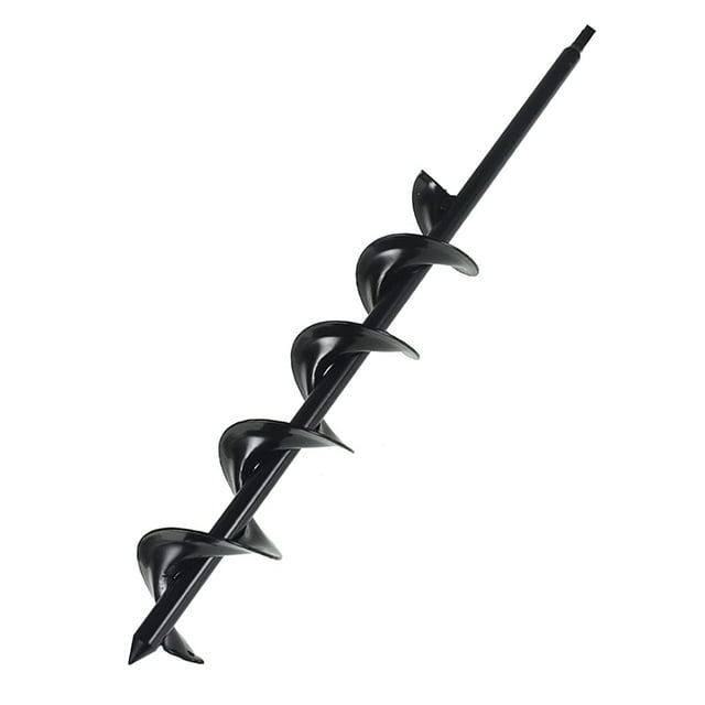 PETU Auger Drill Bit for Planting 24" Garden Auger Spiral Drill Bit