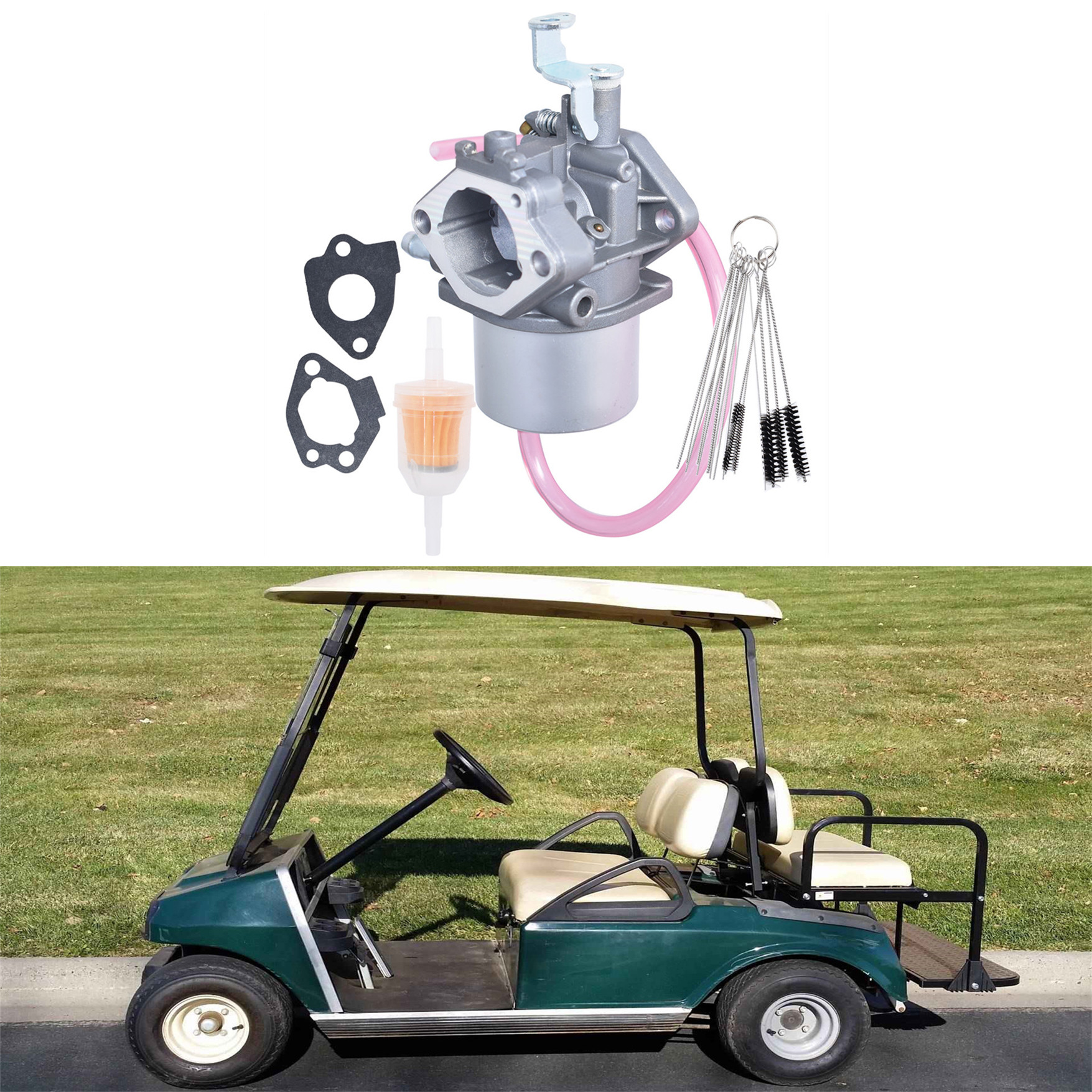 Glenparts Carburetor For Club Car DS & Precedent 1998-Up – FE290 Engine, Replaces 1019056-01