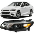 thumbnail image 1 of PET-U Driver Side Headlight Assembly Replacement for Malibu 2016 2017 2018 Headlamp GM2502426 84217585, 1 of 7