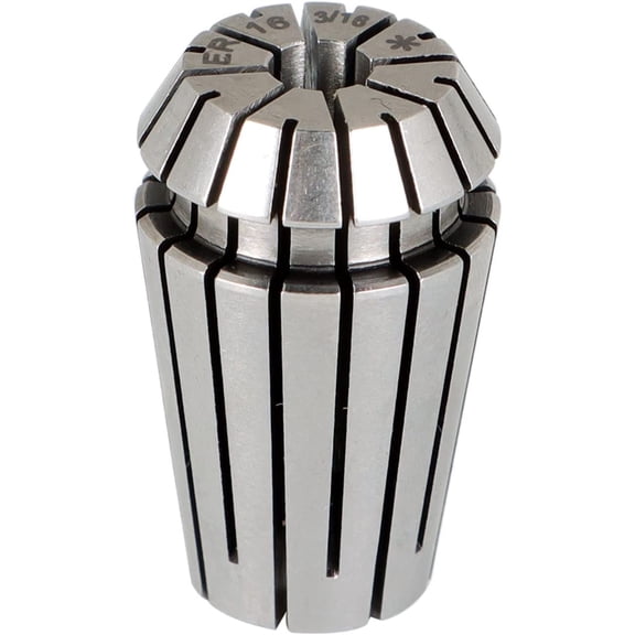 PET-U ER16 Spring Collet Set, Spring Collet Chuck Size 3/16 Inch TIR 0.0002 Inch Precision for CNC Engraving Machine and Milling Lathe Tool