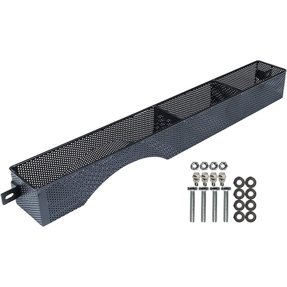 PET-U Front Basket Dash Storage Organizer Black Replacement for EZGO RXV 2008+ Golf Carts