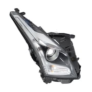 PET-U Front Headlight Replacement for 2013 2014 2015 2016 2017 2018 Cadillac ATS Sedan Halogen Chrome Headlights Assembly Right Passenger Side