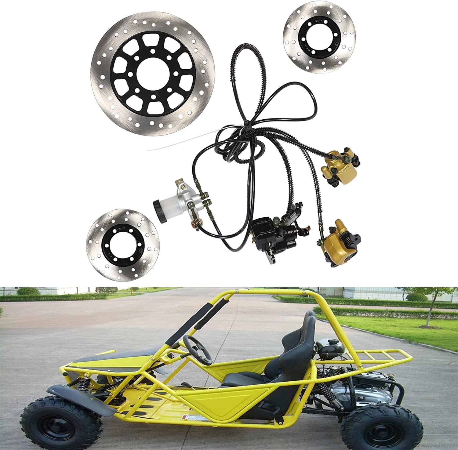 Yerf Dog Spiderbox Parts ALL-CARB Hydraulic Rear Brake Caliper