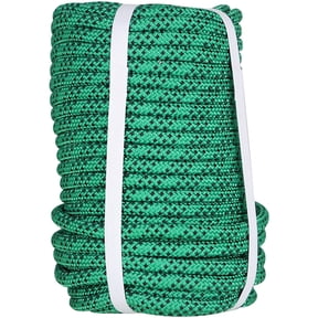 PET-U Strong Pulling Rope, High Strength Polyester Rope, 3/8IN x 100FT, Arborist Bull Rope for Tree Working, Swing, Camping and Tent Guide Lines