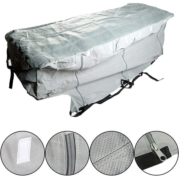 PET-U Travel Trailer 5th Wheel RV Cover, Heavy Duty Non-Woven, Weatherproof & Sun Protection (26ft-29ft)