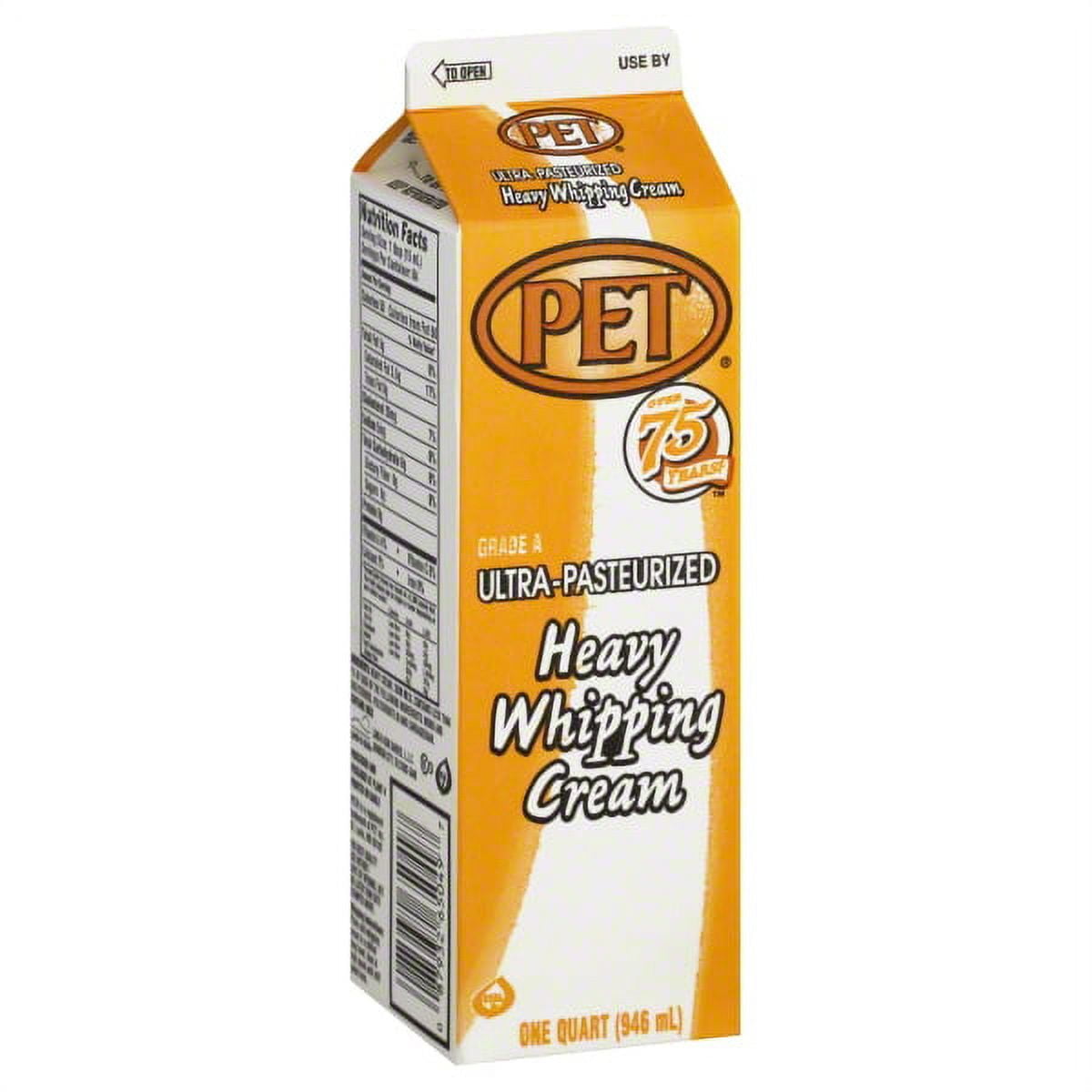 PET UltraPasteurized Heavy Whipping Cream, 1 Quart