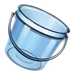 PET Water Bucket with Sturdy Handle Ideal for Outdoor Activities and Home Cleaning Tasks