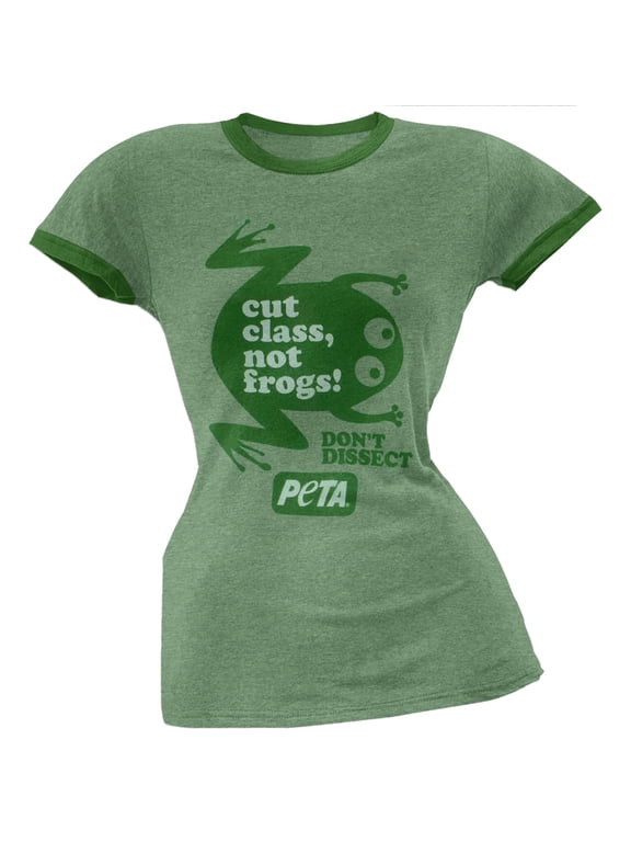 - Cut Class Soft Juniors Ringer T-Shirt - Medium