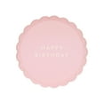 thumbnail image 1 of Petal Pink Signature Happy Birthday Small Plates - 8ct, 1 of 7