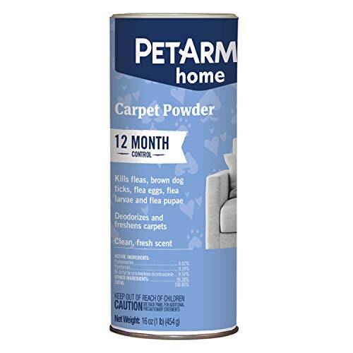 PETARMOR Home Carpet Powder for Fleas and Ticks, Protect Your Home From