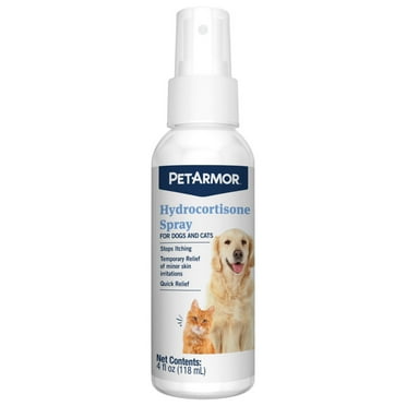 PETARMOR Hydrocortisone Spray for Dogs and Cats, 4 oz