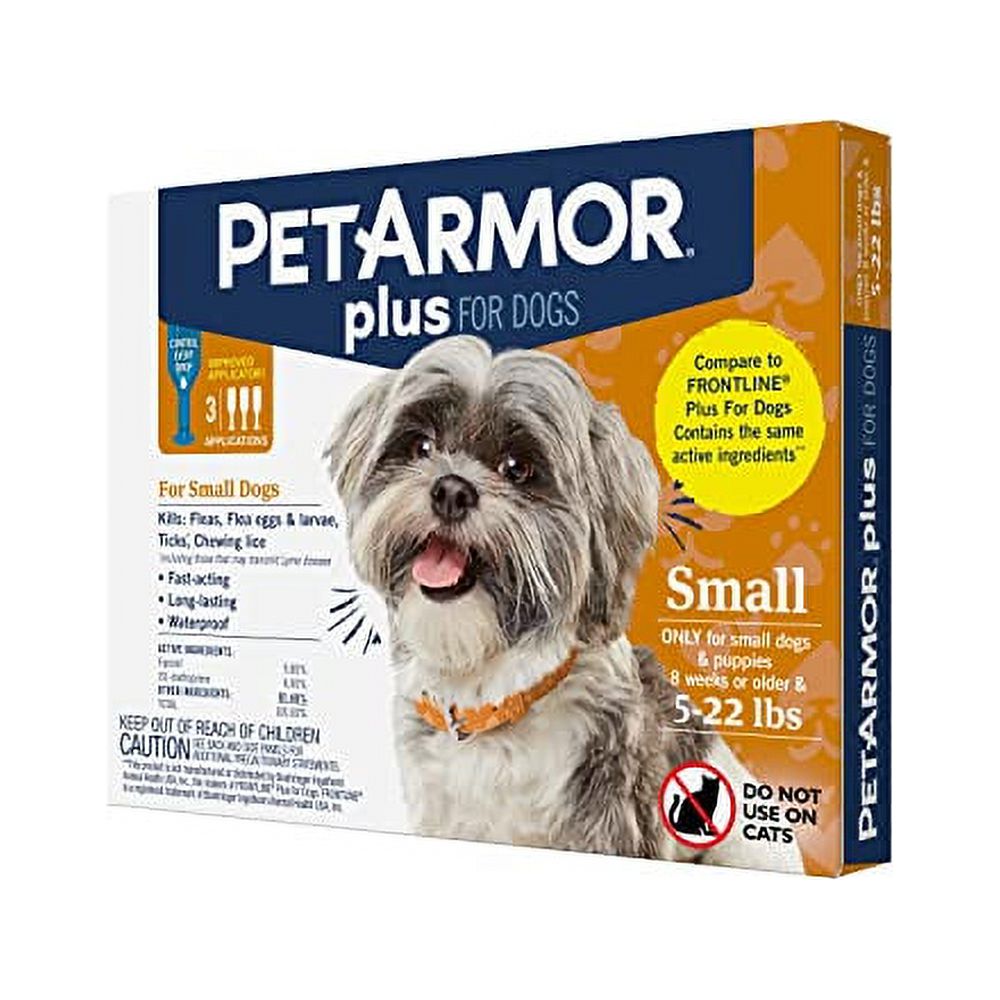 PETARMOR Plus for Dogs Flea and Tick Prevention for Dogs, LongLasting
