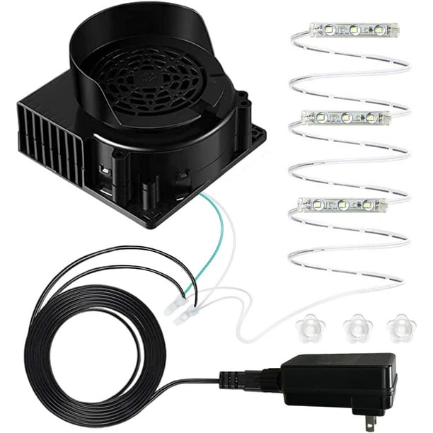 PETDIPOT Air Blower for Inflatables, 12V 1.2A Inflatable Fan