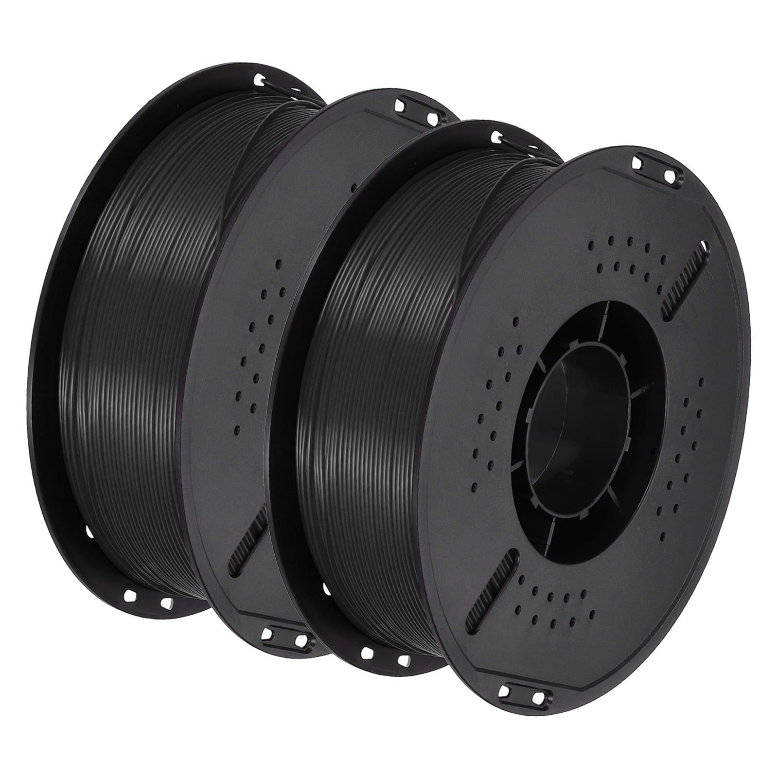PETG 3D Printer Filament, 1.75mm 1KG High Precision Moistureproof Toughness Glossy Filament Black
