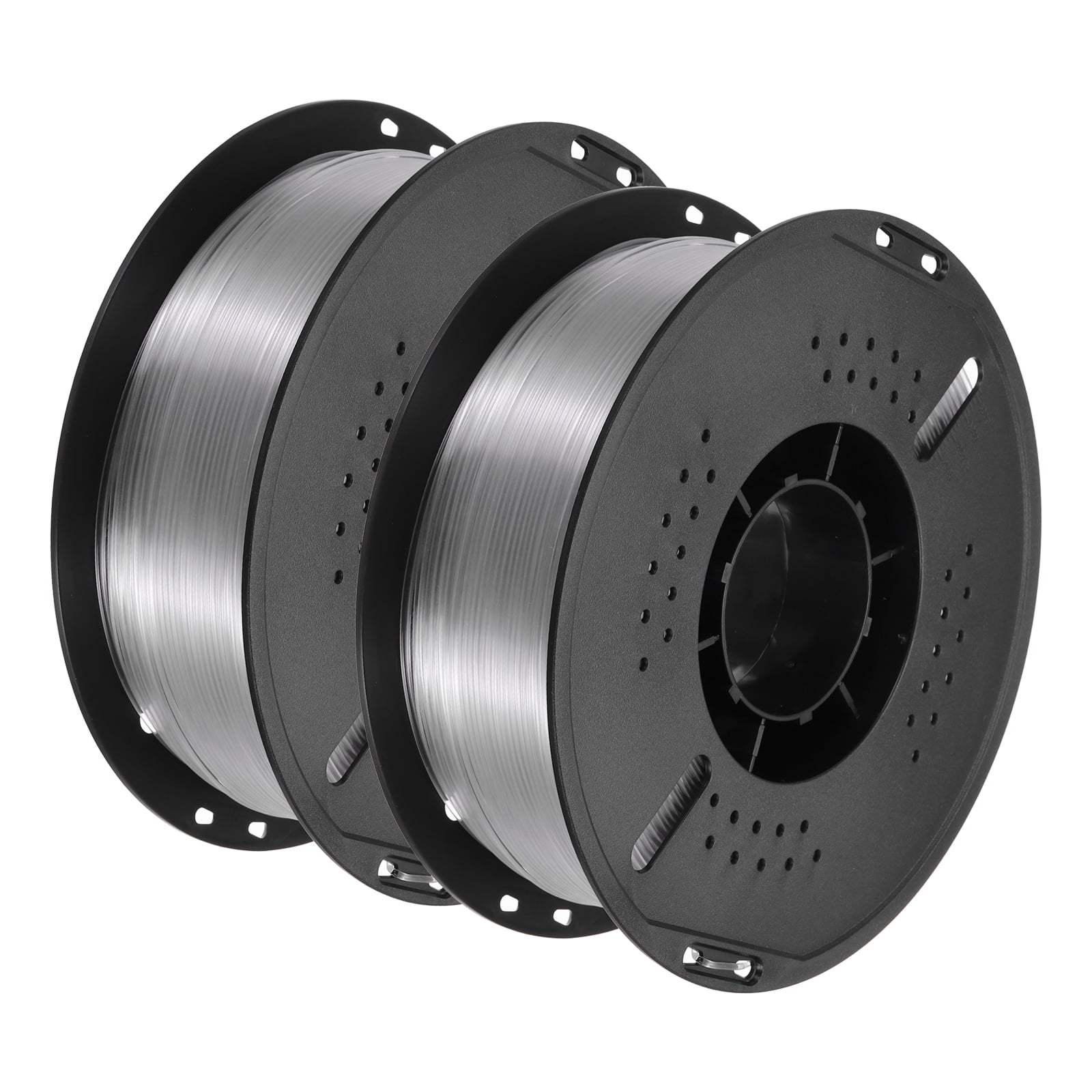 PETG 3D Printer Filament, 1.75mm 1KG High Precision Moistureproof Toughness Glossy Filament Clear