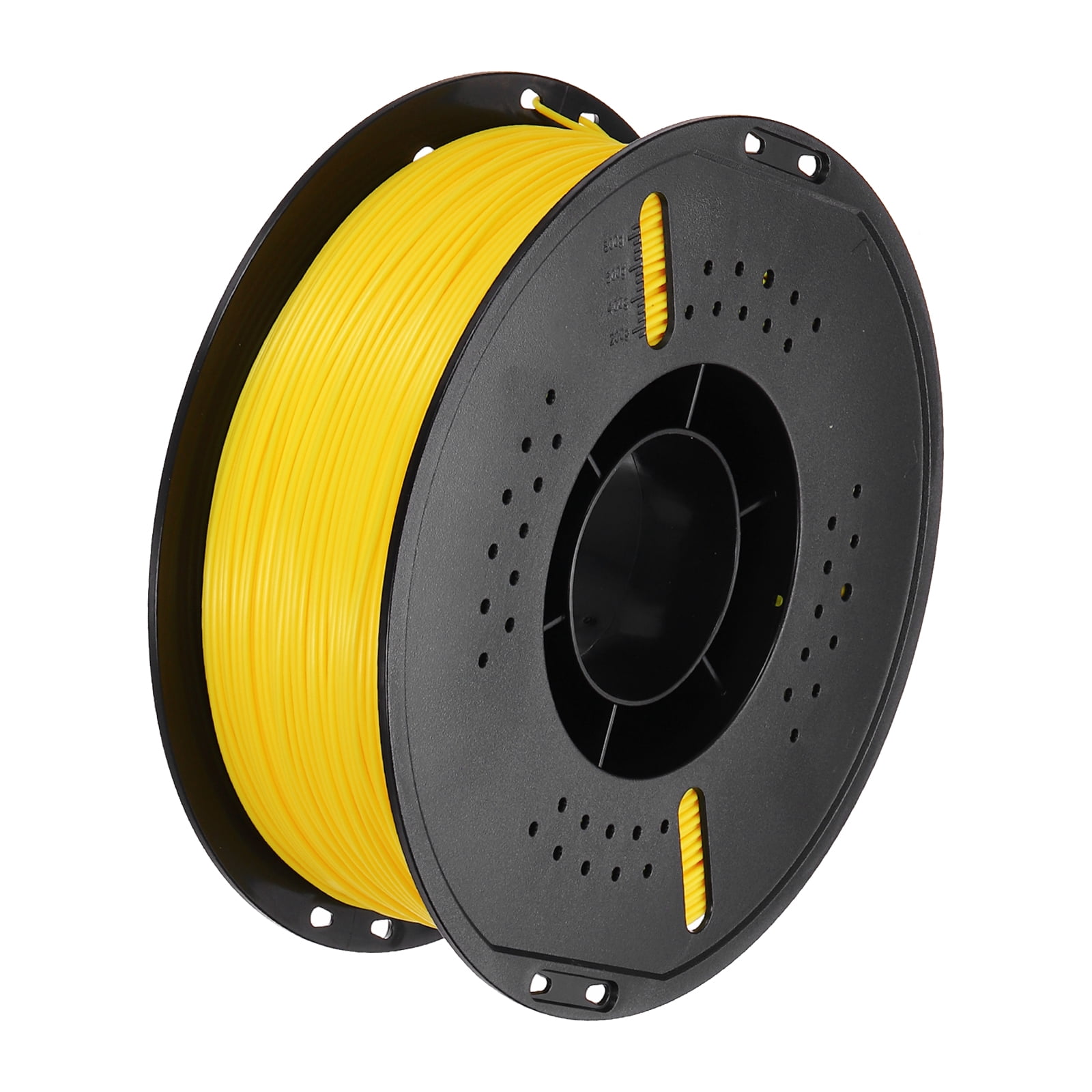 PETG 3D Printer Filament, 1.75mm 1KG Superior Toughness Glossy Filament Yellow for FDM Printers 1 Pcs
